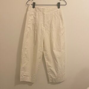 COS Barrel leg pleat pants size 4